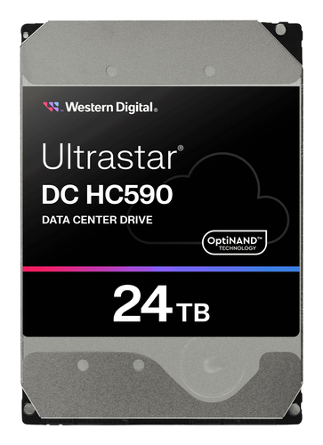 Western Digital Ultrastar Festplatte - 3,5" Intern - 24 TB - SAS (12Gb/s SAS) - Conventional Magnetic Recording (CMR) Meth