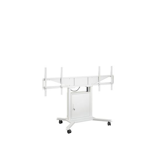 HAGOR Lift für Display - Weiß - Querformat - Höhenverstellbar - 2 Unterstützte(r) Display(s)Bildschirmgröße: 116,8 cm bis 