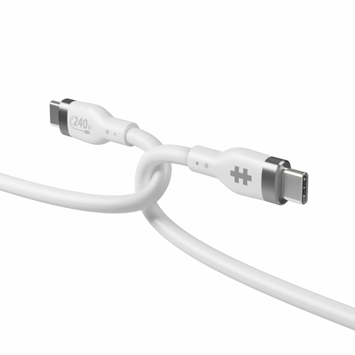 Targus HyperJuice HJ4001WHGL Charging Cable - 1 m - For USB Type C Device, MacBook - USB Type C / USB Type C - White - Tan