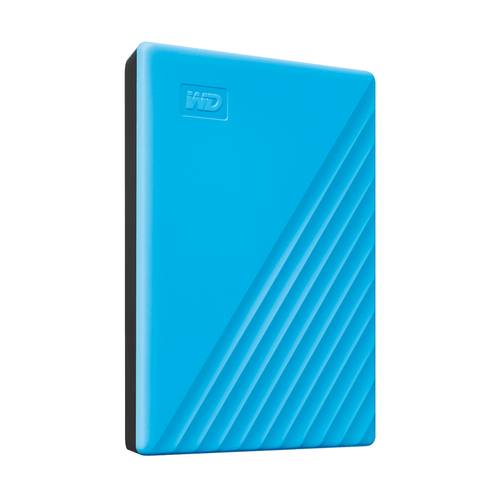 WD My Passport Tragbar Festplatte - Extern - 2 TB - Blau - USB 3.0 - 256-bit Verschlüsselungsstandard - Retail