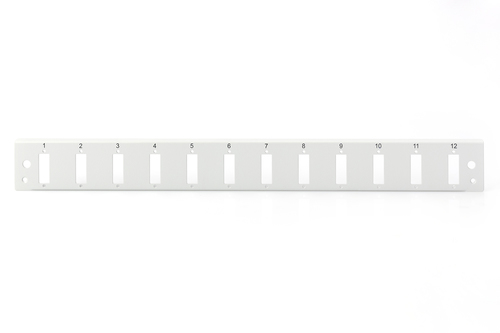 Digitus Fiber Optic Splice Box Front Panel, quick lock, 12x SC DX, 1U. Type: Front panel, Product colour: Grey. Quantity p