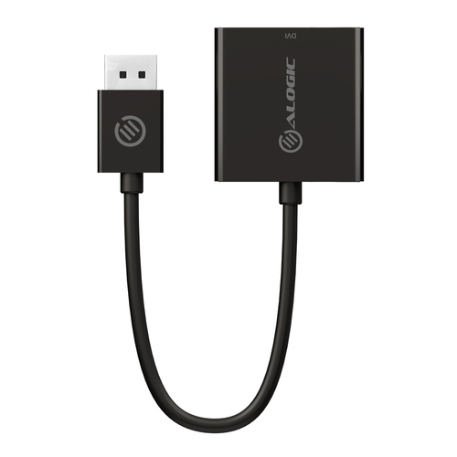 Alogic 20 cm DisplayPort/DVI-D Video Cable for Video Device, Computer - 1 - First End: 1 x DisplayPort Digital Audio/Video
