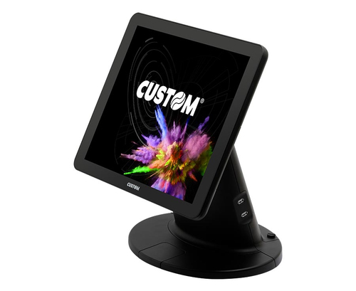 CUSTOM TWENTYFIVE PC POS Terminal - Intel Celeron 2 GHz - 4 GB 64 GB - 43,2 cm (17") Touchscreen - Network (RJ-45) - Drawe