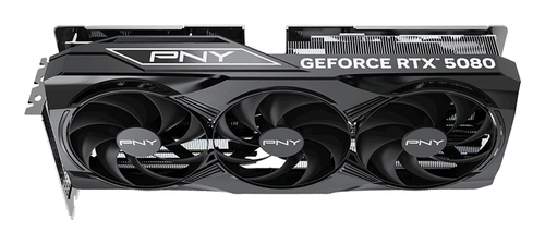 PNY NVIDIA GeForce RTX 5080 Grafikkarte - 16 GB GDDR7 - 7680 x 4320 - 2,30 GHz Core - 2,62 GHz Boost-Taktfrequenz - 256 Bi