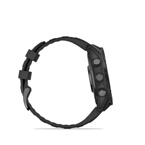 Garmin fēnix 8 Smartwatch - Rotondo Case Shape - Slate Grigio Colore del Case - Nero Colore cinturino - Titanio Materiale 