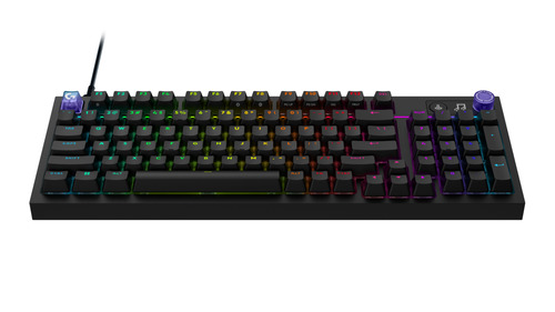 Clavier de jeu Logitech G G316 X 98 - Câble Connectivité - USB Type A Interface - RGB LED - Français - Noir - Tactile Pavé