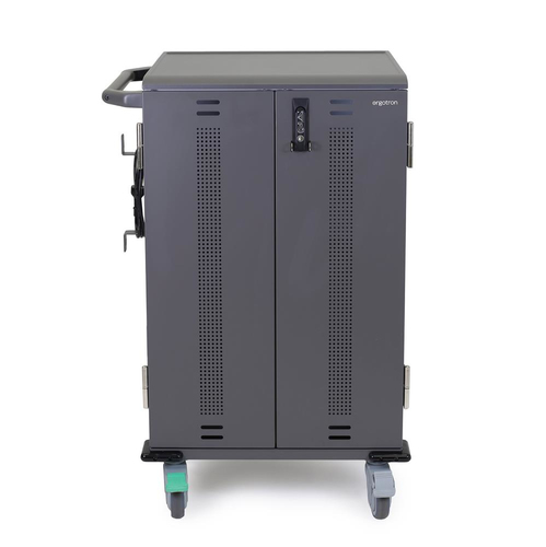 Ergotron YESMOR36. Type: Freestanding, Product colour: Black, Silver, Wheel diameter: 10 cm. Certification: IEC 62368. Inp