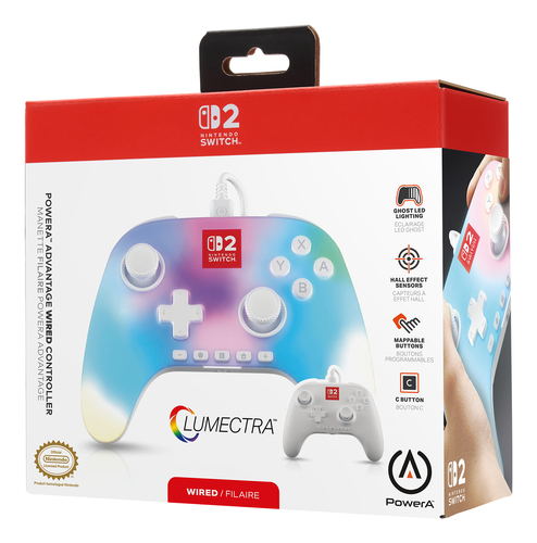 PowerA Advantage. Device type: Gamepad, Gaming platforms supported: Nintendo Switch 2, Gaming control function buttons: D-