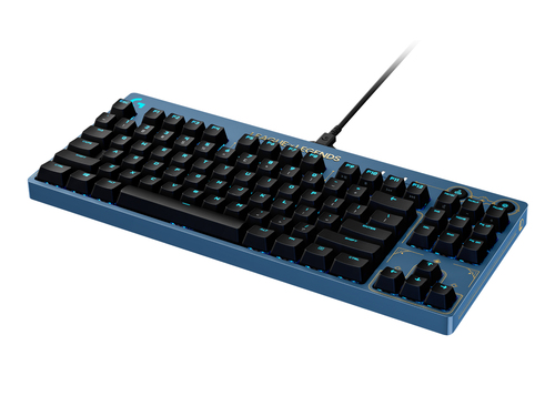 Logitech G 920-010537. Forma do factor do teclado: Sem teclado numérico (80 - 87%). Estilo de teclado: Em frente/linha ret