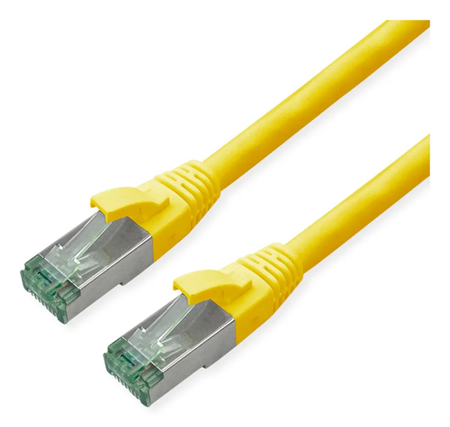 ROLINE RM Patchkabel Kat.6A S/FTP (PiMF), gelb, 1,5 m