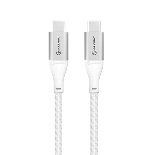 Alogic Super Ultra 30 cm USB-C Datentransferkabel - 1 - Cable for Notebook, Tablet, Telefon - 480 Mbit/s - Silber