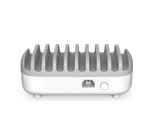 Compulocks 10 Ports USB Charging Dock Station With UK Plug - 10 USB ports, Cooling fan, Multi-protection Safety System, Hi