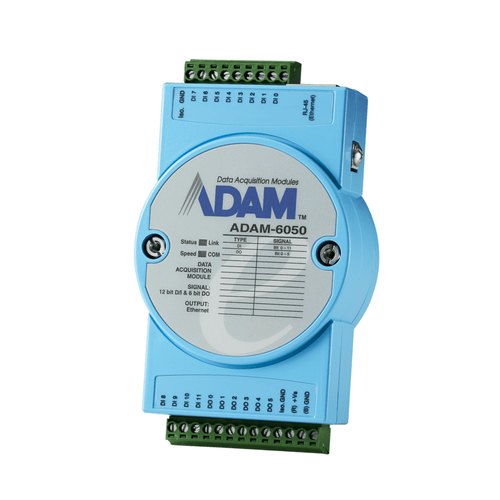 Advantech ADAM-6050-D1. Tipo de módulo: Digital, Direcção de sinal: Entrada/saída, Número de canais: 18 canais. Tensão máx