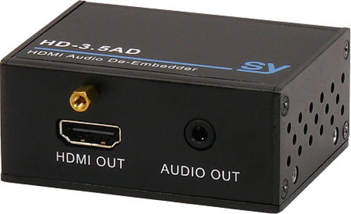 SY Electronics SY-HD-3.5AD. Video port type: HDMI, Video out: HDMI. Maximum resolution: 1920 x 1200 pixels, Product colour