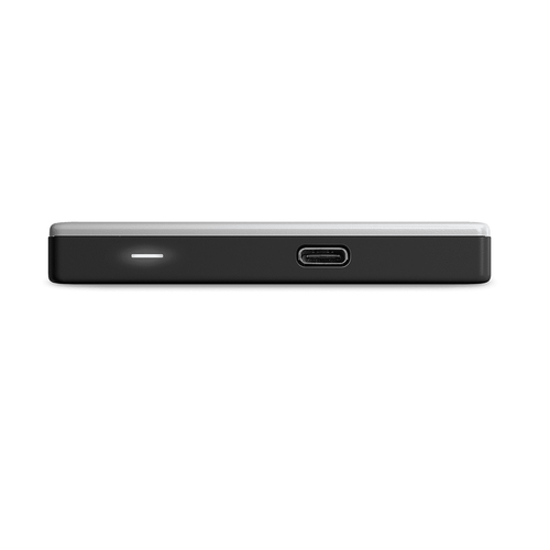 WD My Passport Ultra Tragbar Festplatte - Extern - 5 TB - Silber - Desktop-PC Unterstütztes Gerät - USB 3.0 - 256-bit Vers