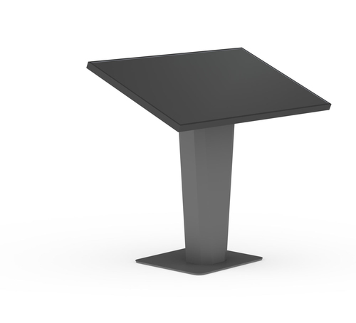 SMS Icon Navigator Display Stand - 101.6 cm (40") to 165.1 cm (65") Screen Support - 50 kg Load Capacity - Floor - Dark Gr