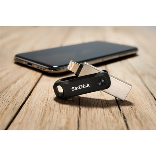 SanDisk 00183588. Capacidade: 128 GB, Interface de dispositivo: USB Type-A / Lightning, Versão USB: 3.2 Gen 1 (3.1 Gen 1).