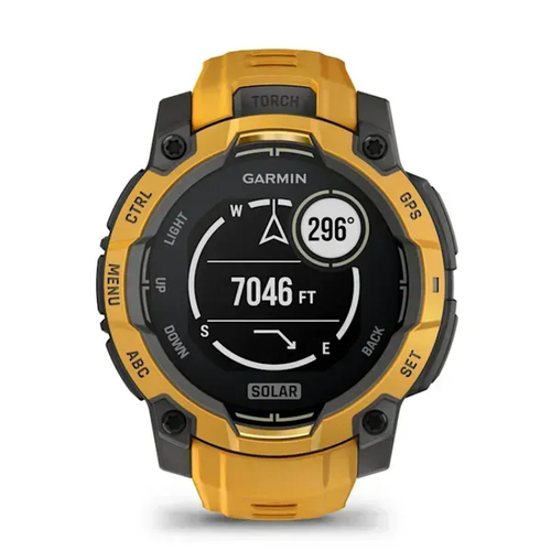 Garmin Instinct 3. Display diagonal: 3.05 cm (1.2"), Display resolution: 176 x 176 pixels, Touchscreen. RAM capacity: 128 