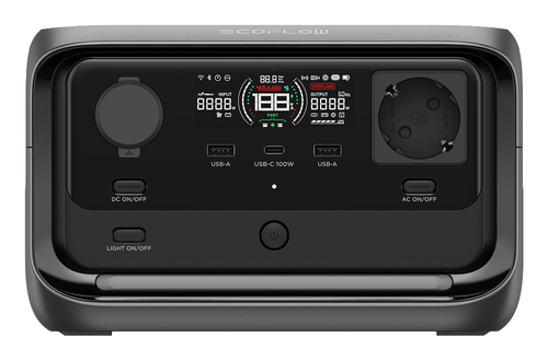Ecoflow Portable Power Station - 89600 - 286 Wh - Lithium Iron Phosphate (LiFePO4) - LCD Display, Flashlight