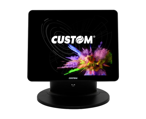 CUSTOM TWENTYFIVE PC POS Terminal - Intel Celeron 2 GHz - 4 GB 64 GB - 43,2 cm (17") Touchscreen - Network (RJ-45) - Drawe