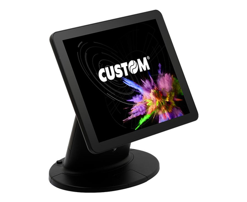CUSTOM TWENTYFIVE PC POS Terminal - Intel Celeron 2 GHz - 4 GB 64 GB - 43,2 cm (17") Touchscreen - Network (RJ-45) - Drawe
