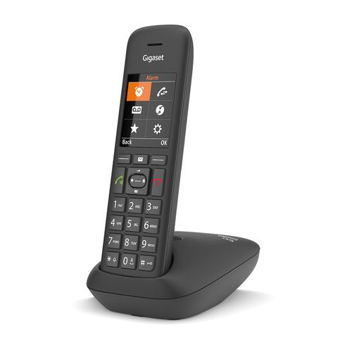 Gigaset C575 DECT-Schnurlostelefon - Schwarz - 1 Telefonleitung(en) - 1 Gleichzeitige Anrufe - Freisprecheinrichtung