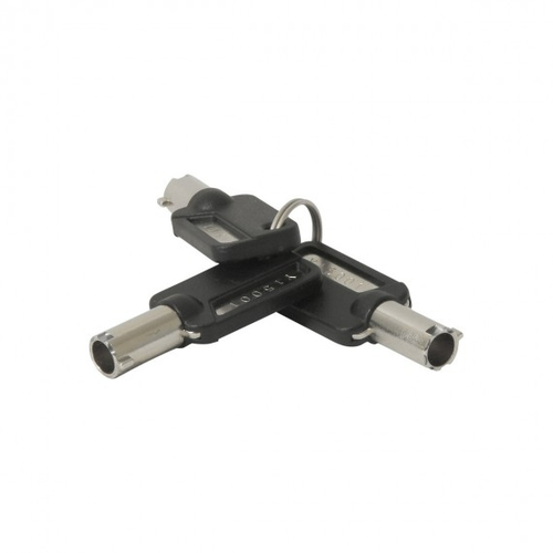 Câble de verrouillage MOBILIS Pour Ordinateur - 2 m Câble - Verrou Master Keyed (à clé passe-partout) - Blanc - Acier Durc