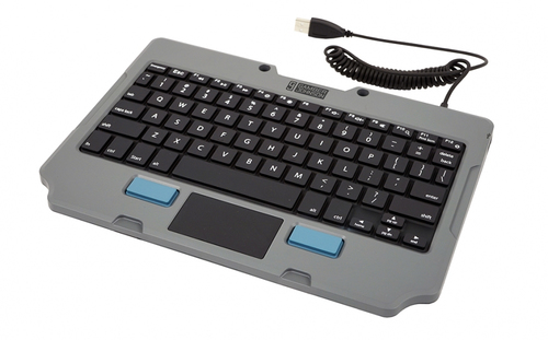 Gamber-Johnson 7160-1449-01. Keyboard form factor: Full-size (100%). Keyboard style: Straight. Recommended usage: Industri