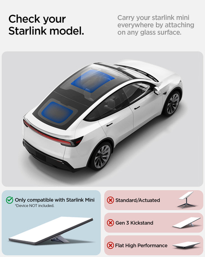 Spigen Vehicle Mount for Satellite Internet System - Black - 22.68 kg Load Capacity