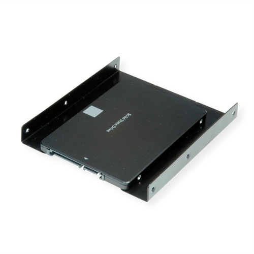 Roline Laufwerksschachtadapter für 3.5" Intern - Schwarz - 1 x HDD unterstützt - 1 x SSD unterstützt - 1 x Gesamtschacht -
