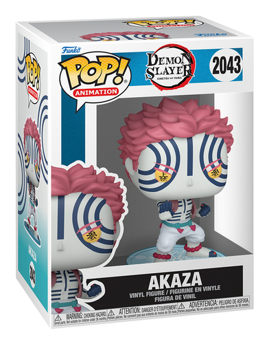 FUNKO POP! Akaza. Product type: Collectible figure, On basis of: Anime & Manga, Theme: Demon Slayer. Height: 107 mm. Packa