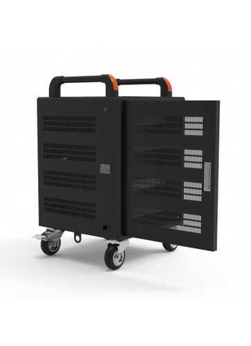 Port Designs 901973. Type: Portable device management cabinet, Product colour: Black, Placement: Floor. Supported portable