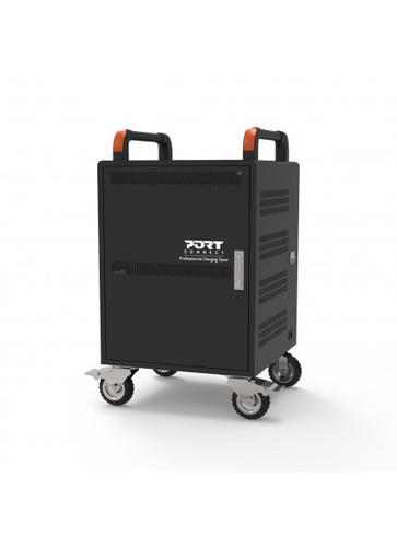 Port Designs 901973. Type: Portable device management cabinet, Product colour: Black, Placement: Floor. Supported portable