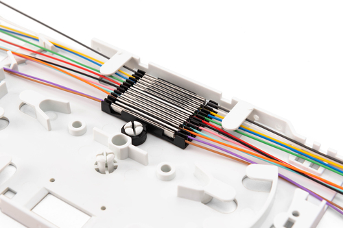 Digitus Fiber optic crimp splice protection, 15 strips, with telecom approval TS0338/96. Product colour: Silver. Length: 3