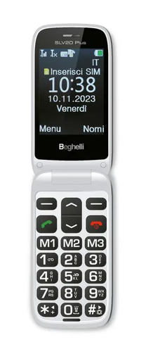 Beghelli 9200. Fattore di forma: Clamshell. Capacità della scheda SIM: SIM singola. Dimensioni diagonale schermo: 7,11 cm 
