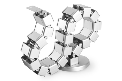 Digitus Kabelführung - Silber - 1 Pack Paket - Kabelführung - 1,3 m Länge - ABS-Kunststoff, Metall
