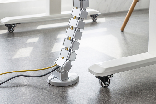 Digitus Kabelführung - Silber - 1 Pack Paket - Kabelführung - 1,3 m Länge - ABS-Kunststoff, Metall