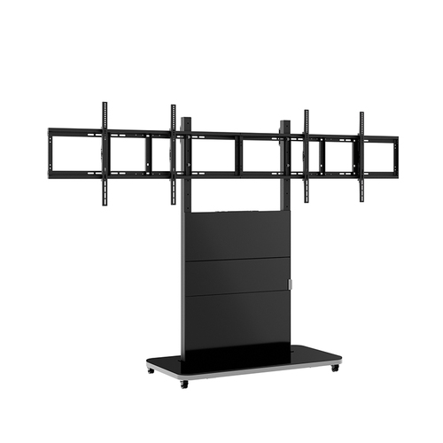 HAGOR Monitorständer - Bildschirmgröße: Bis zu 165,1 cm (65 Zoll) - 80 kg TragfähigkeitDisplay Type Supported: - Boden - S