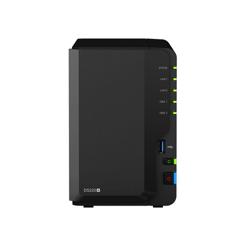 Synology DiskStation DS220+. Tipo: NAS. Tipo de chassis: Compacto. Família de processador: Intel® Celeron®, Modelo de proc