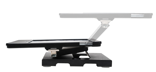 FLAT-FOLDING TABLETOP SECURITY STAND FOR IPADS BLACK