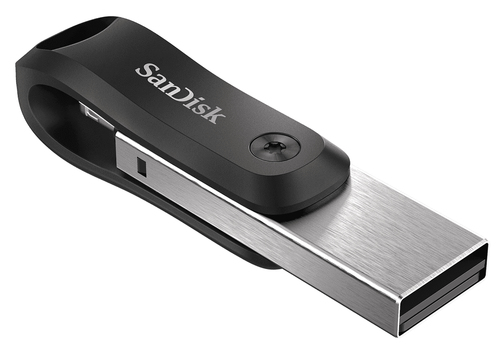 SanDisk iXpand. Capacidade: 64 GB, Interface de dispositivo: USB Type-A / Lightning, Versão USB: 3.2 Gen 2 (3.1 Gen 2). Fo