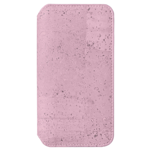 Krusell BIRKA Carrying Case (Wallet) Apple iPhone 11 Pro Max Smartphone - Pink - Cork, Wood Grain Body
