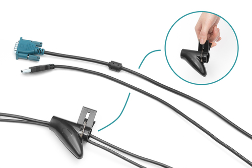 Digitus Kabelschutz - Schwarz - 1 Pack Paket - Kabelrohr - 5 m Länge - Polyethylenterephthalat (PET)