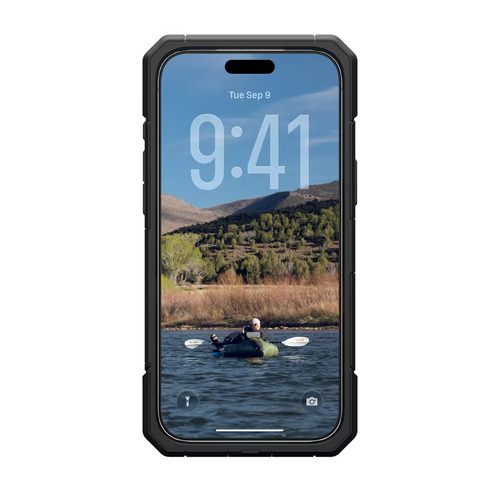 Urban Armor Gear Trooper Rugged Case for Apple iPhone 18 Pro, iPhone 17 Pro Smartphone - Textured - Black - Drop Resistant