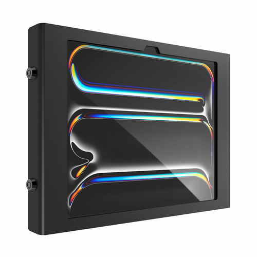 iPad Pro M4 13" (2024), Apex Secured Enclosure Wall Mount - Black - iPad Pro M4 13" (2024), Apex Secured Enclosure Wall Mo