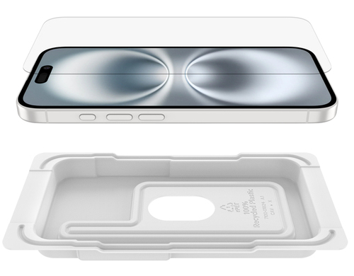 Belkin ScreenForce InvisiGlass 9H Glas Displayschutz für iPhone 15, Apple iPhone 16, Apple iPhone 14 Pro - Transparent - 1