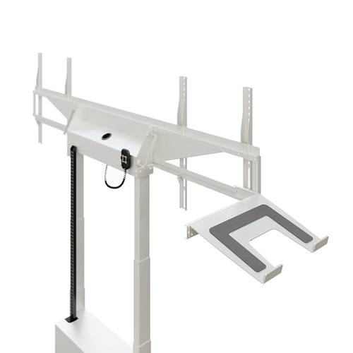 HAGOR Lift für Display - Weiß - Querformat - Höhenverstellbar - 2 Unterstützte(r) Display(s)Bildschirmgröße: 116,8 cm bis 