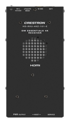 Crestron HD-RXU-4KZ-101-E. Tipo: Receptor AV, Resolução Máxima: 4096 x 2160 pixels, Tipos de cabos suportados: Cat5e. Tecn