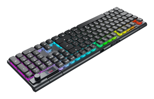 CHERRY XTRFY G8A-25100 Gaming Keypad - Full-size - Wired/Wireless Connectivity - USB Type A Interface - RGB LED - English 