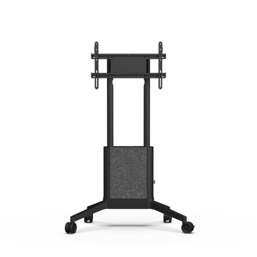 SMS EVER Height Adjustable Display Stand - Up to 215.9 cm (85") Screen Support - 100 kg Load Capacity - Floor - Polyethyle